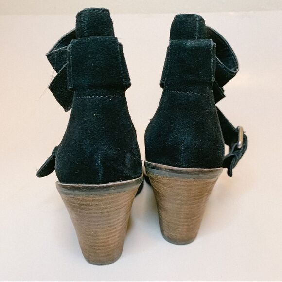 Dolce Vita Connary Black Suede Bootie Size 8 - Picture 7 of 11